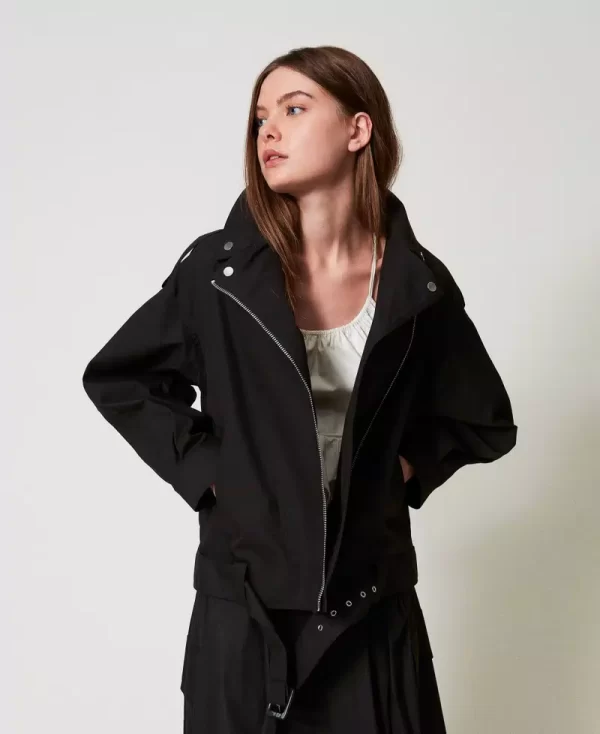 Cazadora biker oversize - Imagen 2