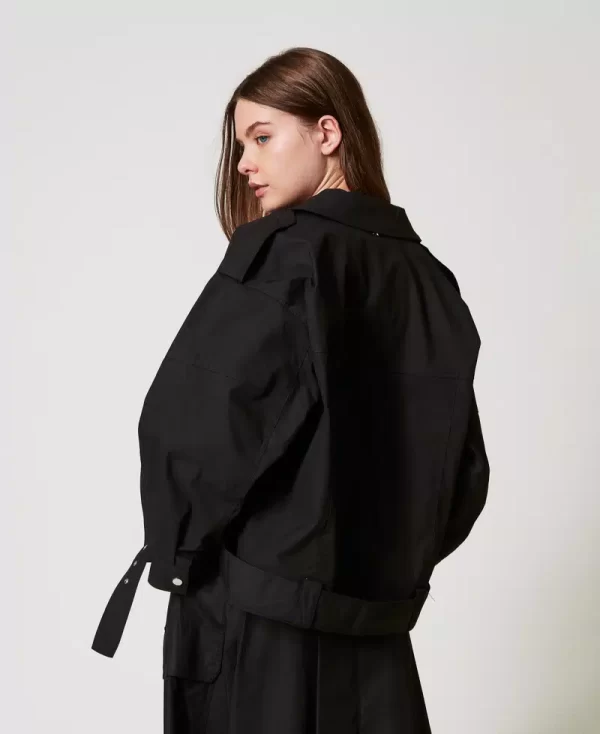 Cazadora biker oversize - Imagen 3