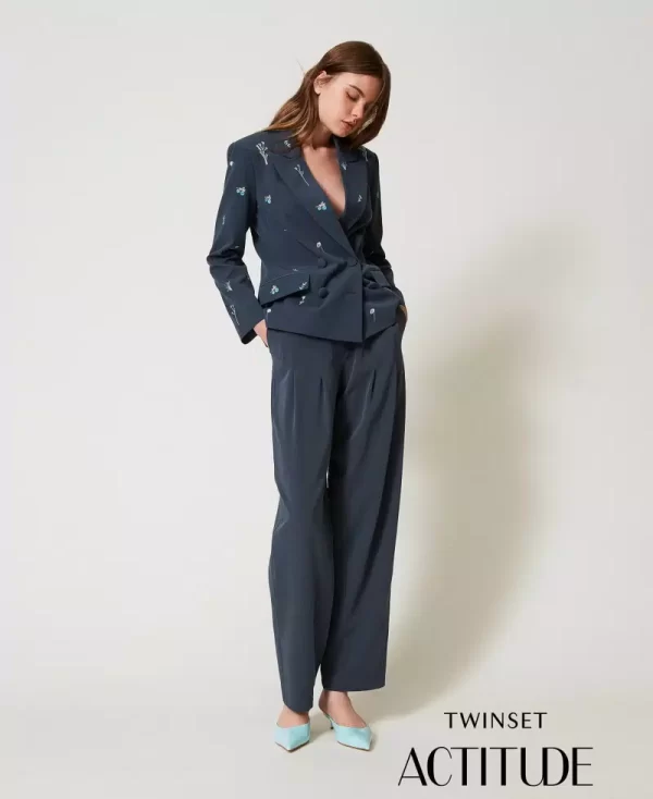 Pantalón amplio con pinzas - Imagen 4
