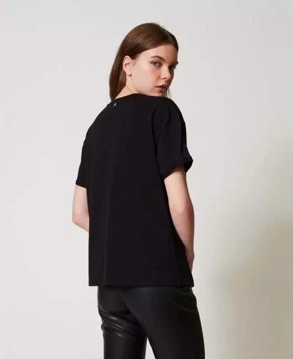 Camiseta con logotipo lúrex - Imagen 3