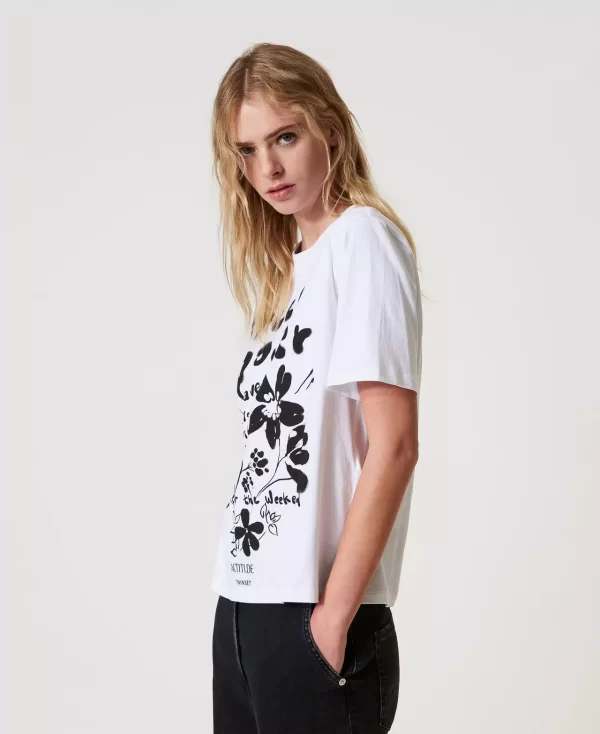 Camiseta estampado "green power" - Imagen 2