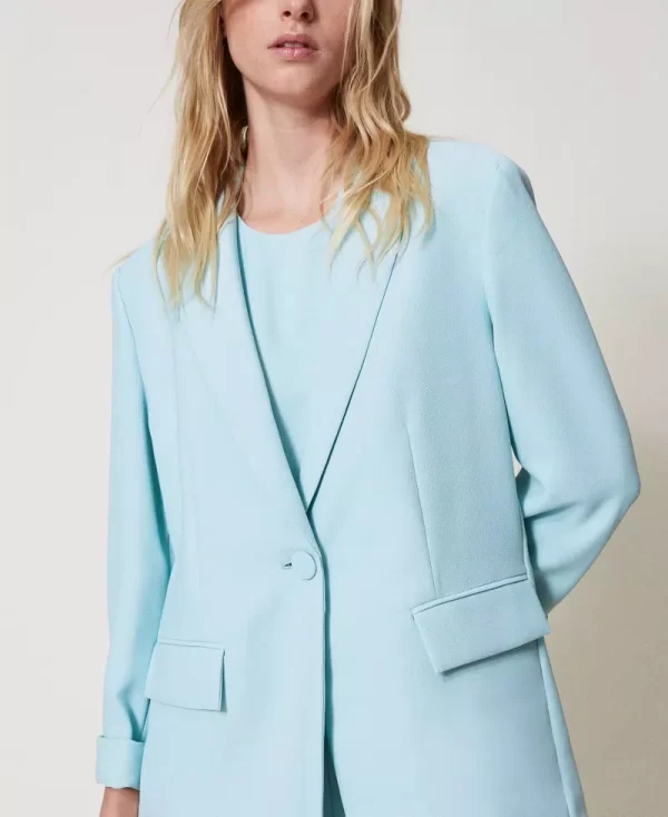 Blazer crepé