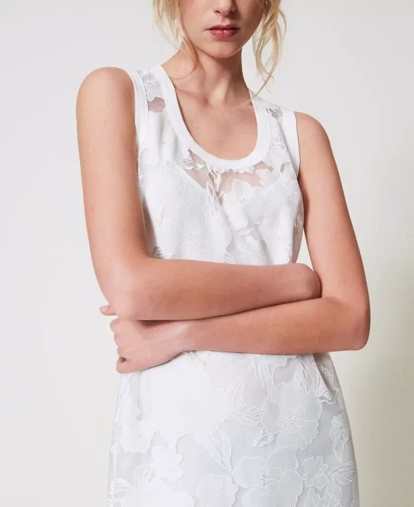 Vestido largo de organza - Imagen 3