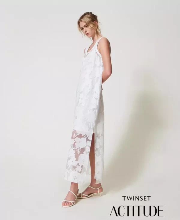 Vestido largo de organza - Imagen 4