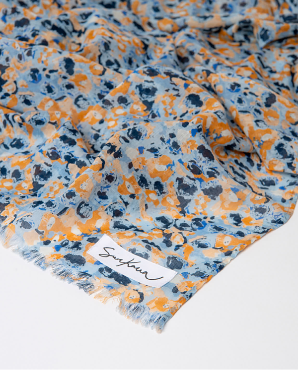 Fular estampado rectangular - Imagen 3