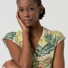 Blusa fluida estampada - Imagen 4