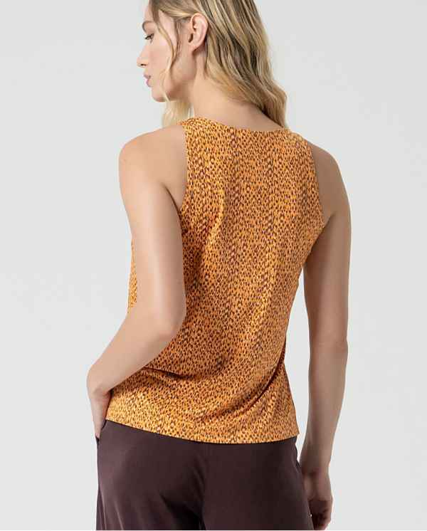Top estampado cuello redondo - Imagen 5
