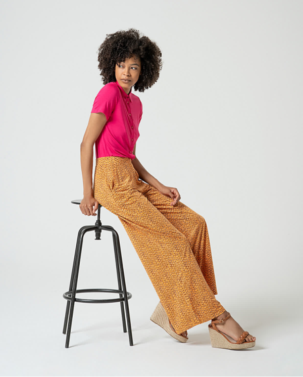 Pantalón fluido estampado - Imagen 6