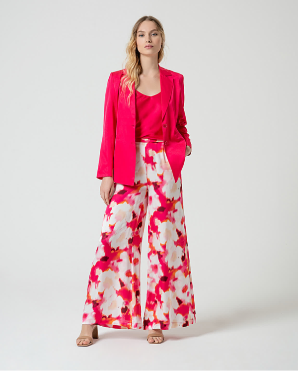 Pantalón palazzo estampado - Imagen 3