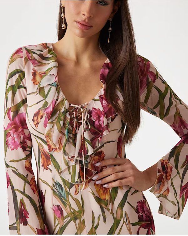Maxi vestido estampado de flores - Imagen 2