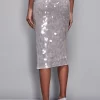 Falda midi con lentejuelas - Imagen 2
