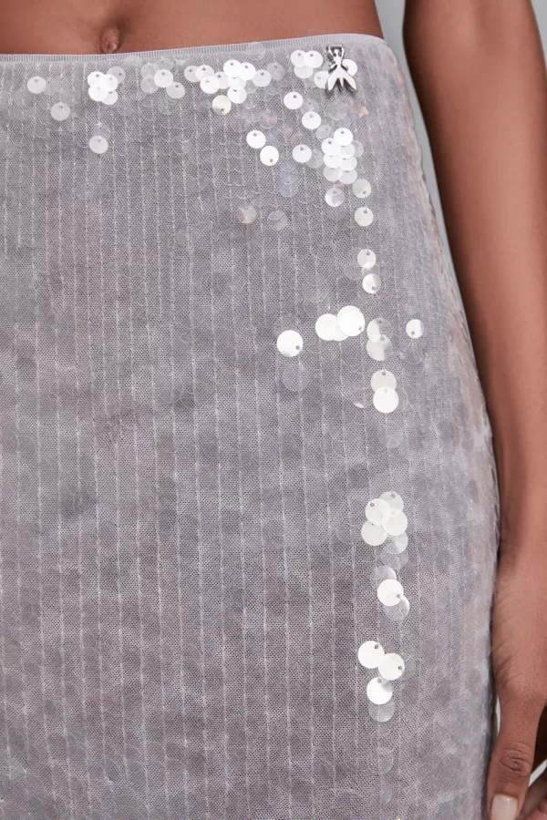 Falda midi con lentejuelas - Imagen 3