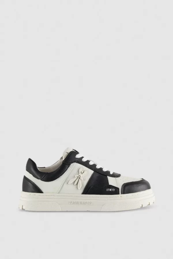 Deportivas de piel color block - Imagen 2