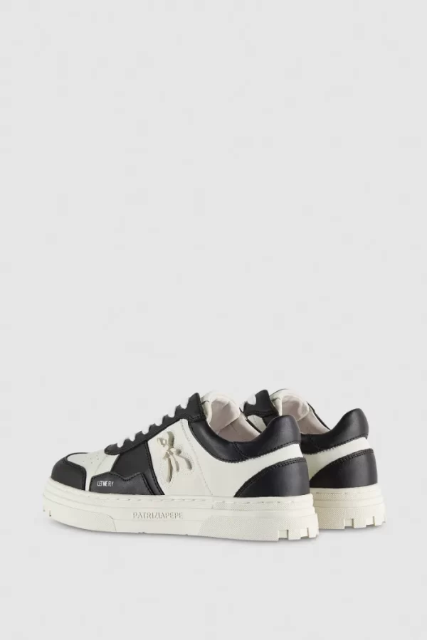 Deportivas de piel color block - Imagen 4