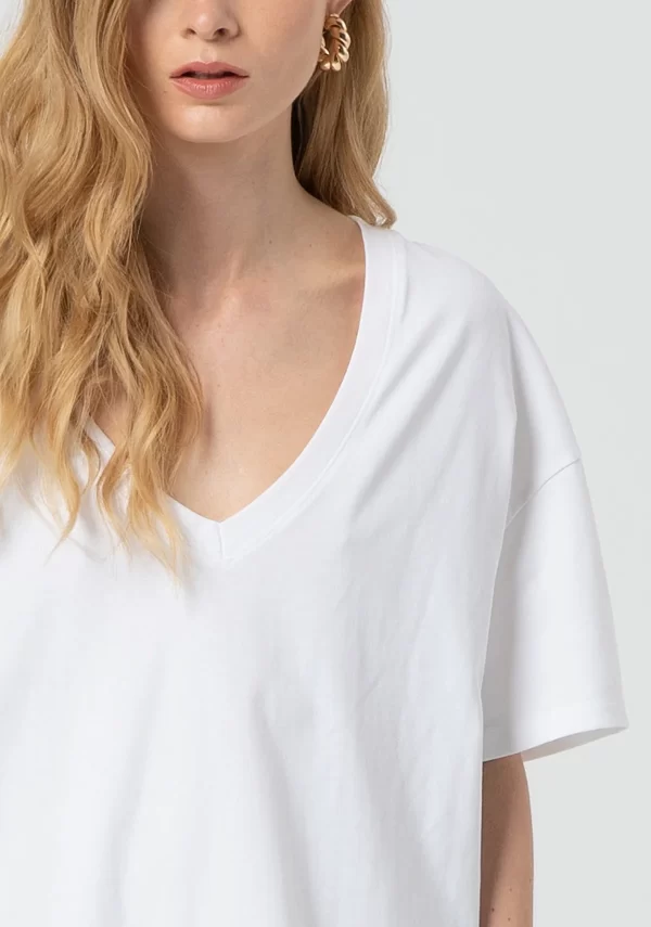 Camiseta básica escote en V - Imagen 4