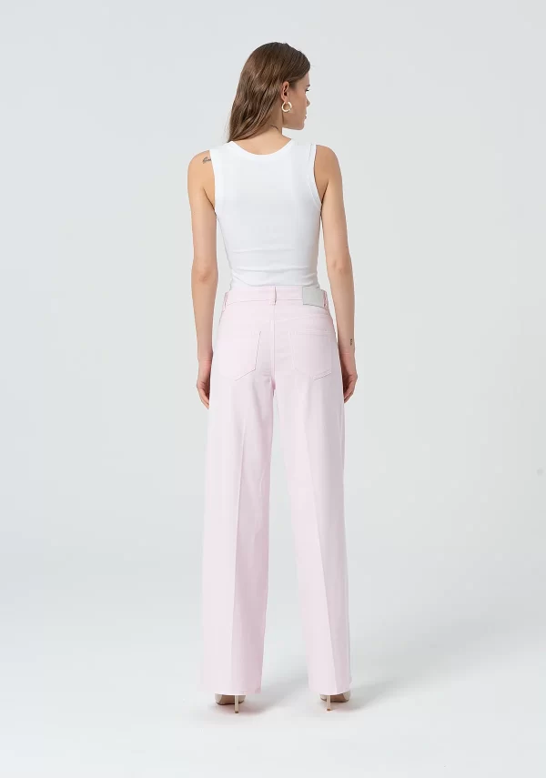 Pantalón flare con detalle en bolsillo - Imagen 6