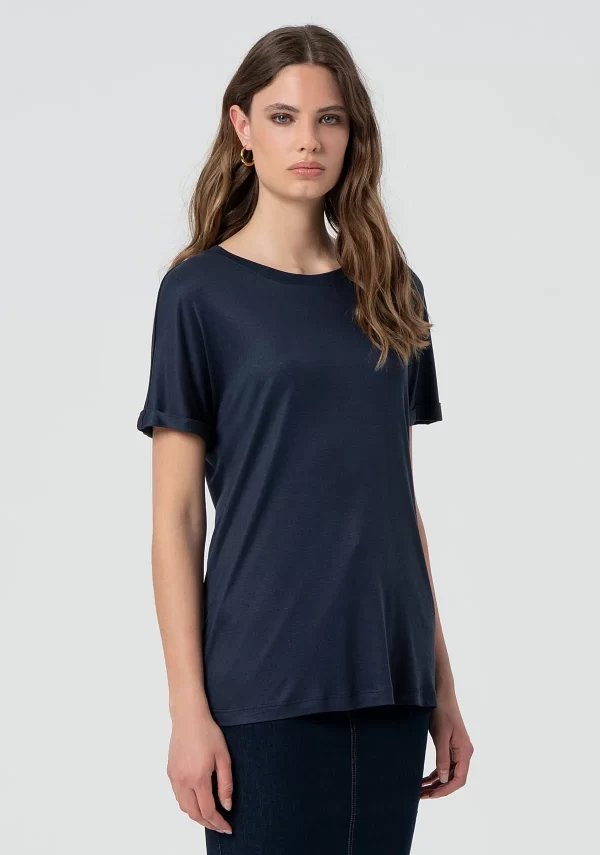 Camiseta con seda