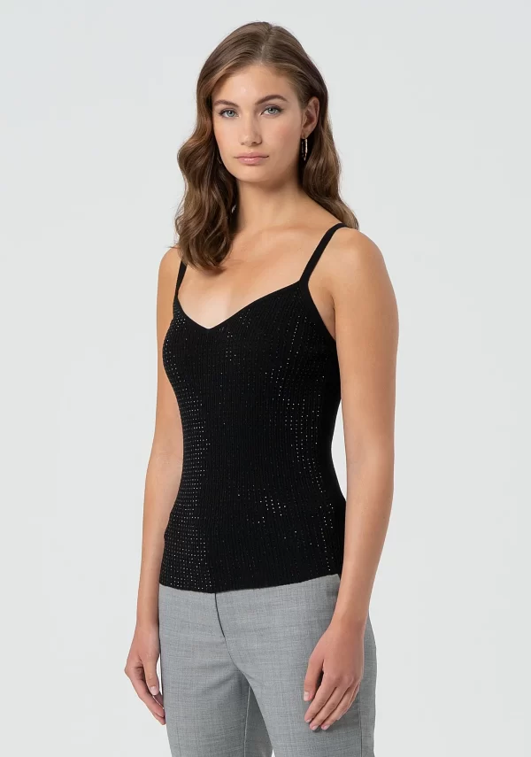 Top de tirantes con strass - Imagen 4