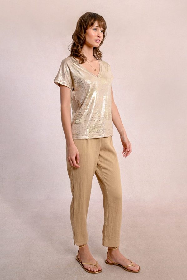 Camiseta efecto metalizado - Imagen 2