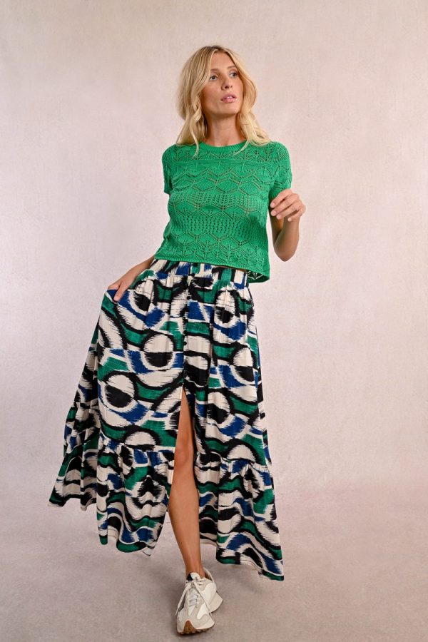 Falda larga estampada - Imagen 2