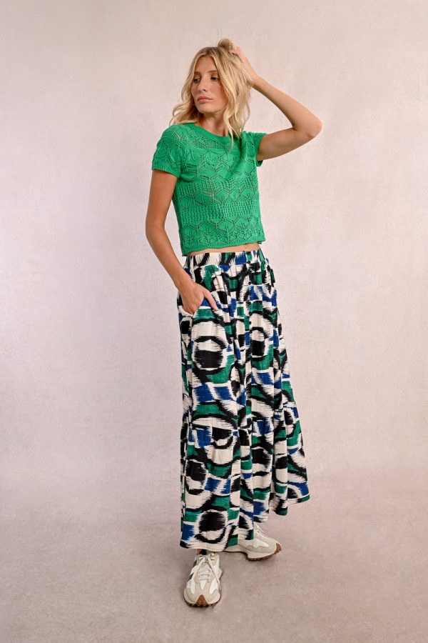 Falda larga estampada - Imagen 3