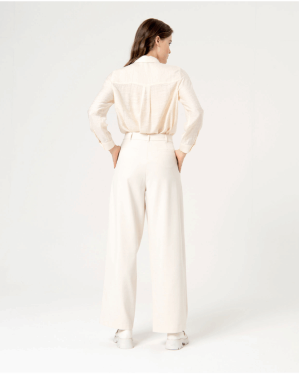 Pantalón amplio con pinzas - Imagen 4