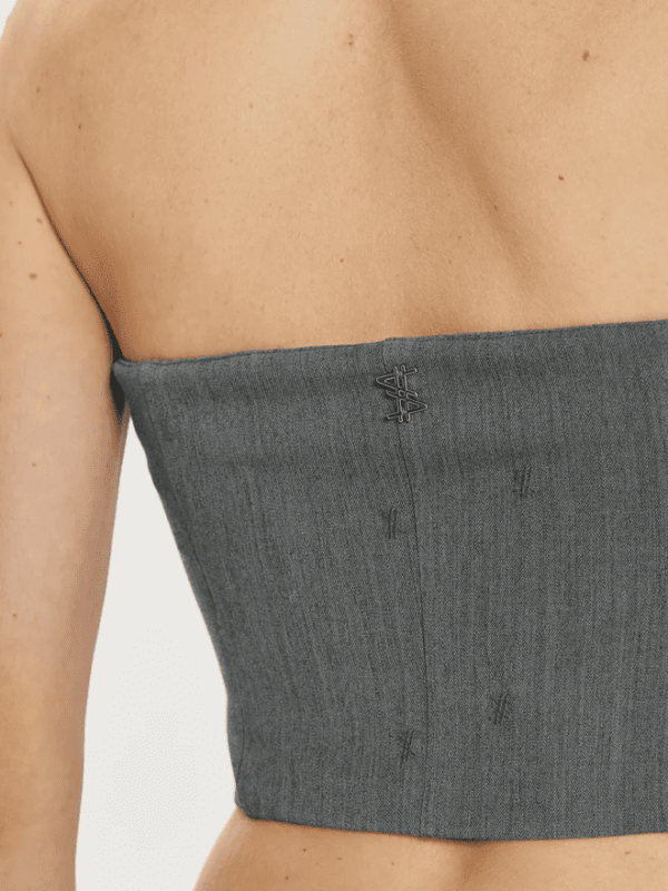 Top gris slim fit - Imagen 3