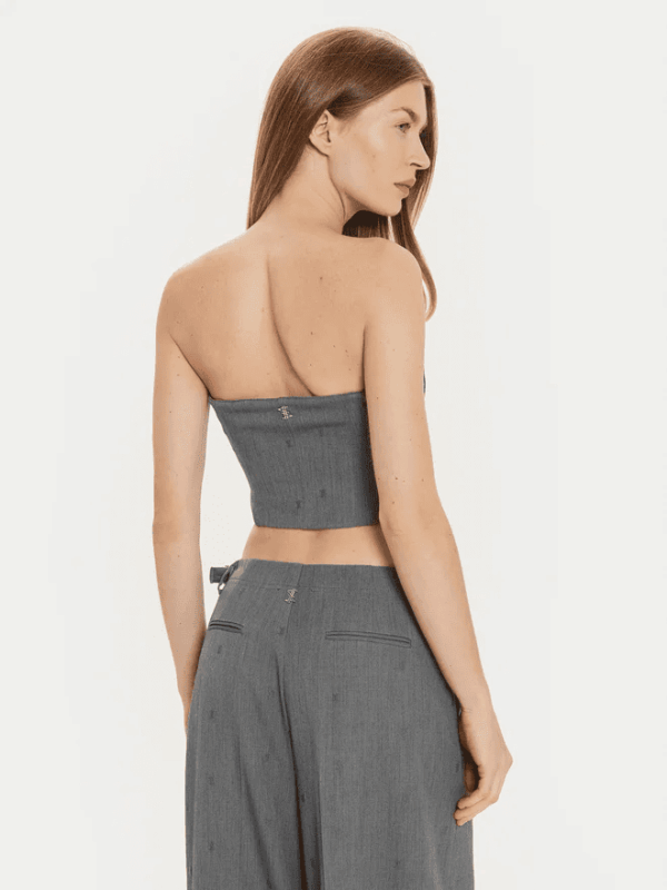 Top gris slim fit - Imagen 4
