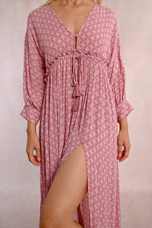 Vestido largo con estampado - Imagen 3