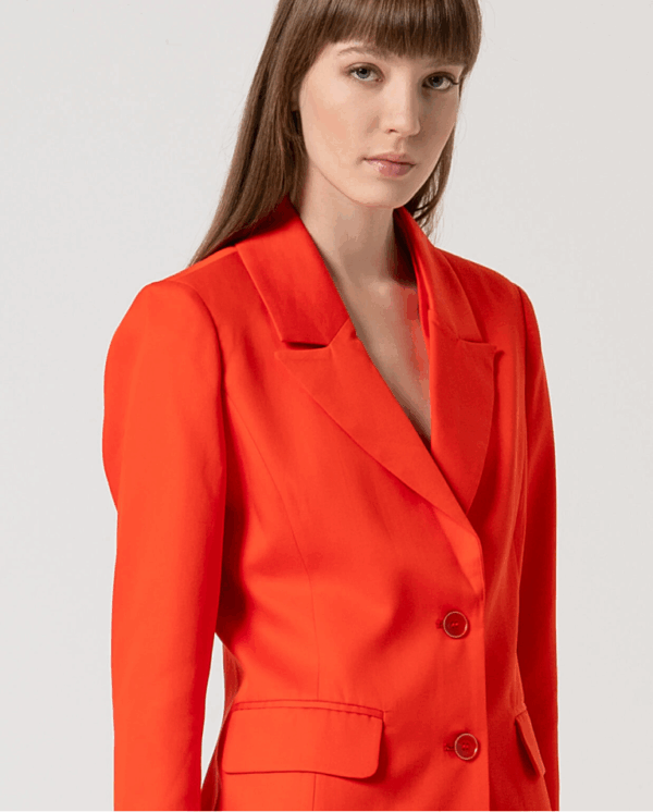 Blazer cruzada lisa - Imagen 3