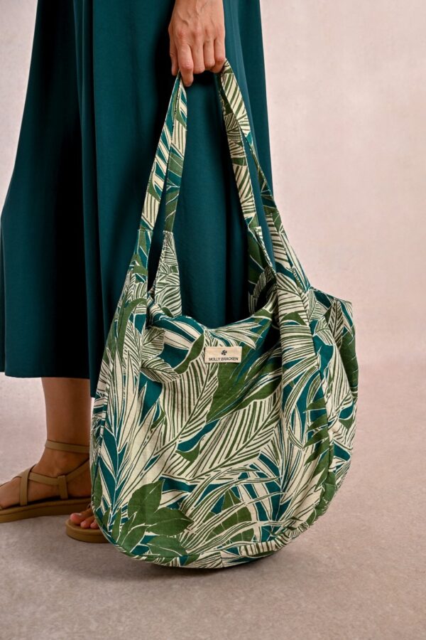 Bolso grande estampado tropical - Imagen 3