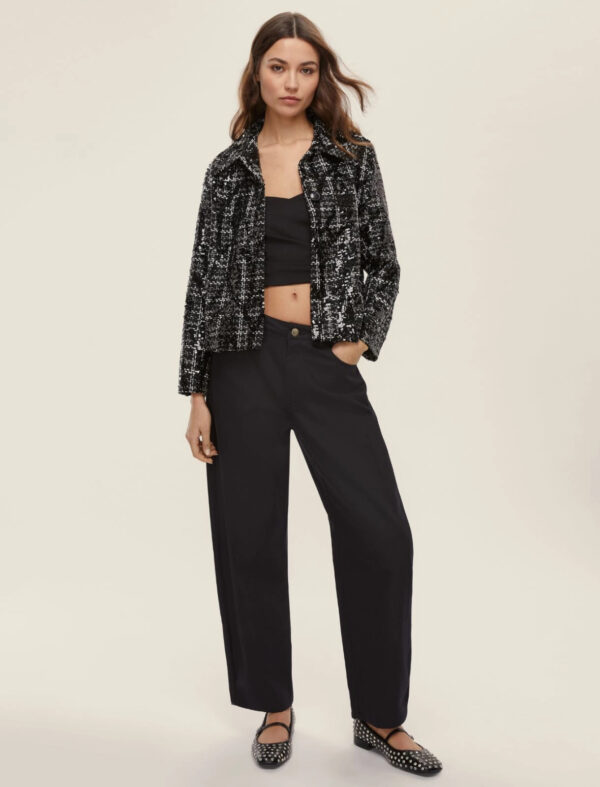Chaqueta de estera con lentejuelas - Imagen 3