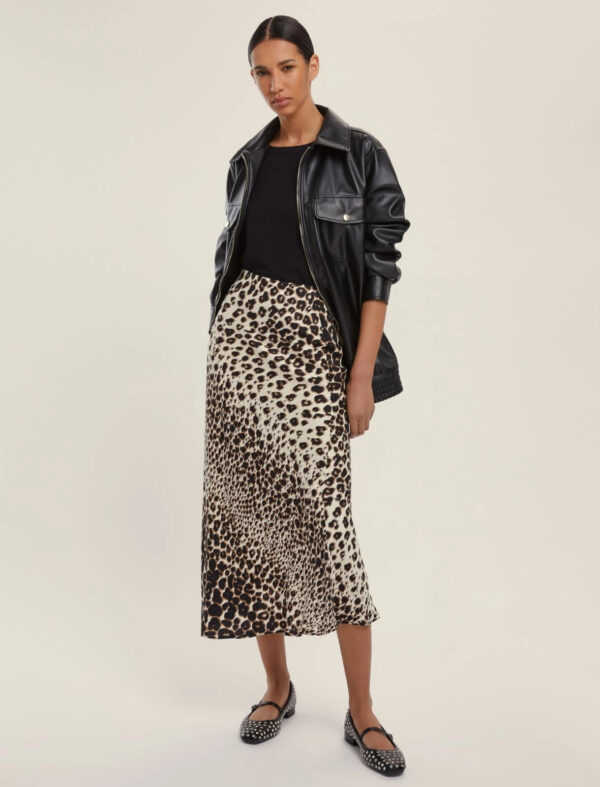 Falda animal print
