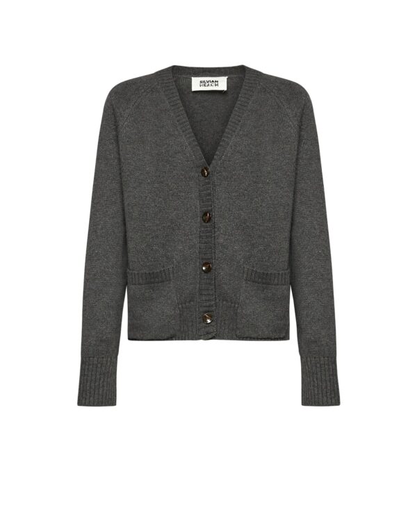 Cardigan Gris Oscuro